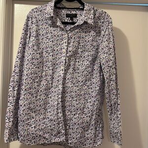 Classic fit floral Banana Republic button down